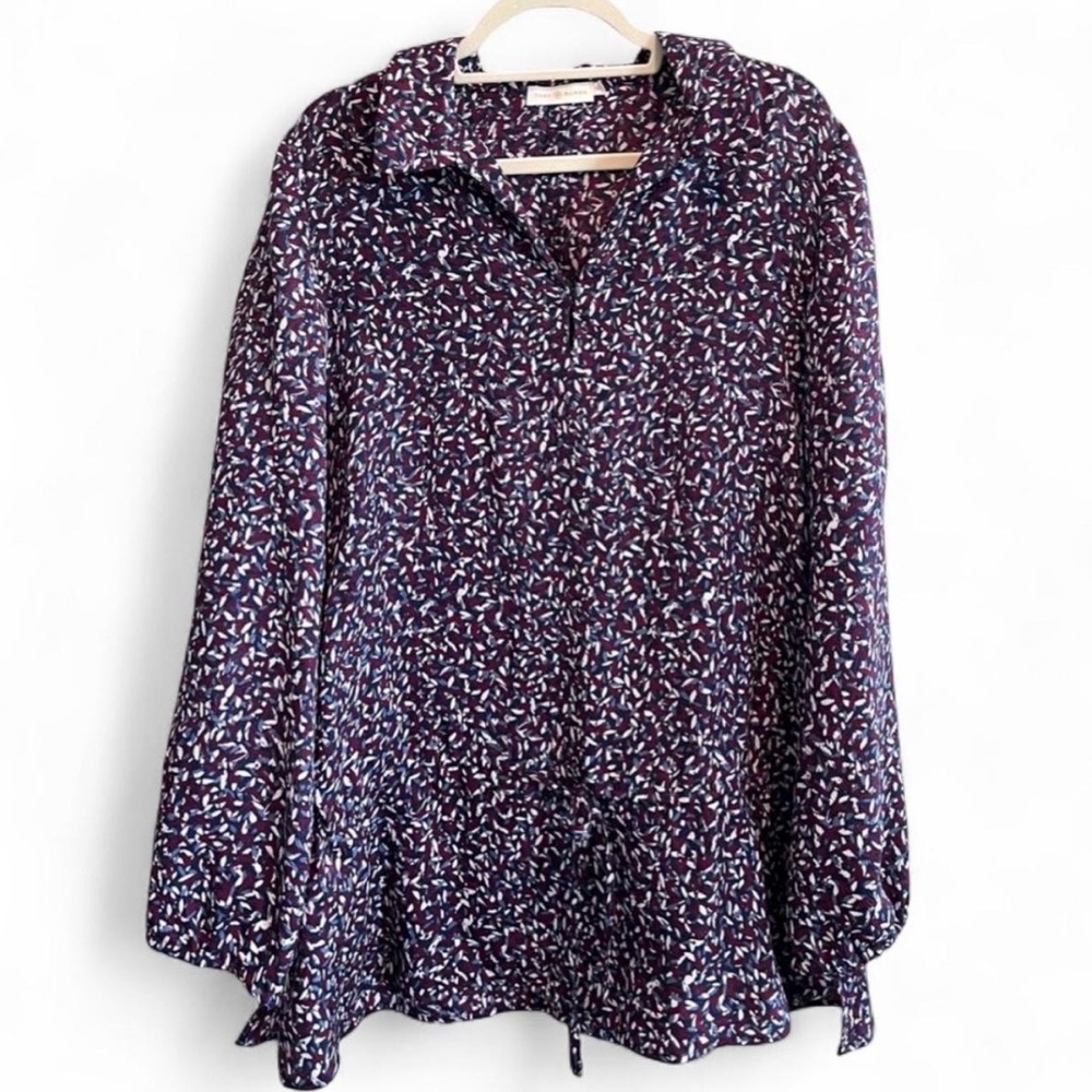 Tory Burch Silk Blend Tunic (Size 10) - Picture 3 of 7